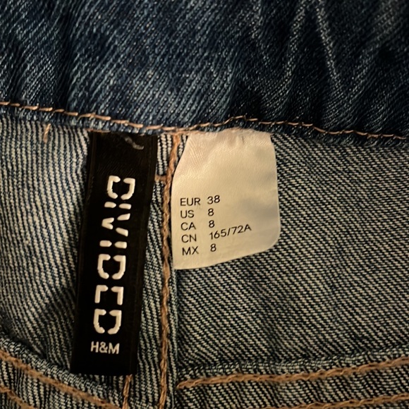 Distressed Denim Overall Shorts - Picture 5 of 8